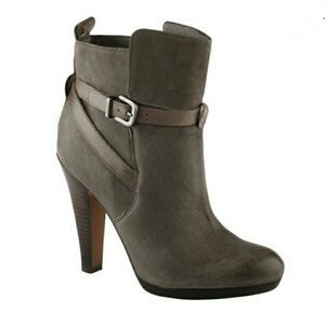 Aldo Sivley Taupe Heeled Ankle Boot